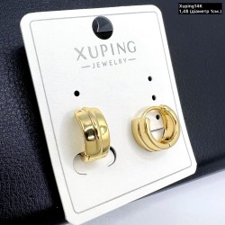 Сережки Xuping14К 10291 (1,0 см.)
